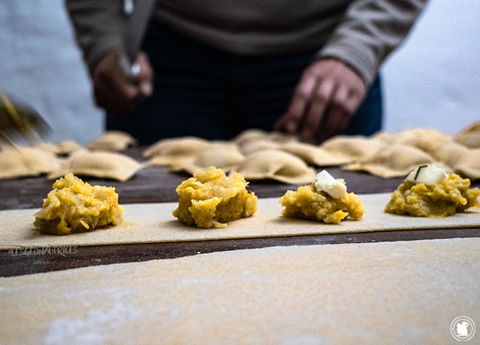 Raviolis faits maison à la Perseverancia