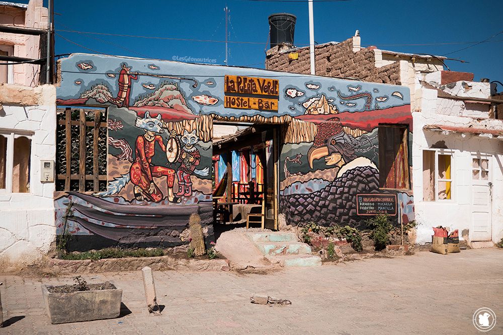 Street art - Hostel à Humahuaca