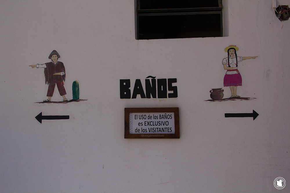 Toilettes à la Pucara de Tilcara