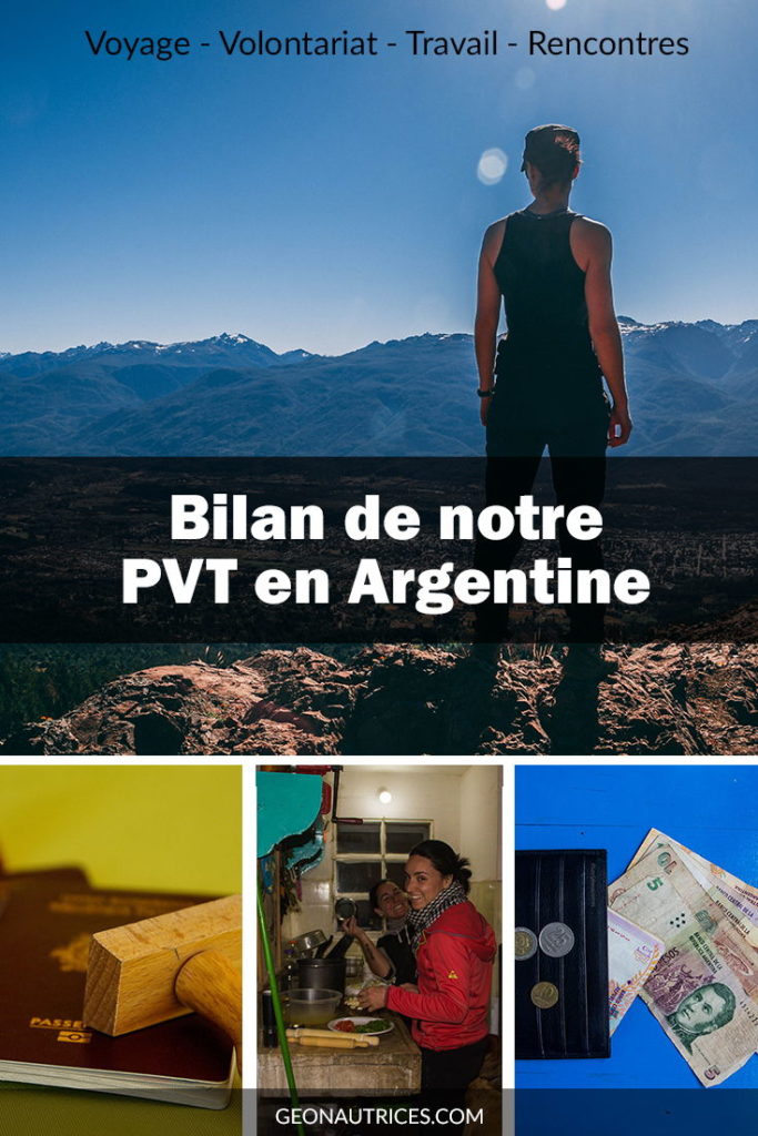 Nous faisons le bilan de nos 8 mois et demi de PVT en Argentine. Entre voyage, volontariats, travail et rencontres, nous avons vécu une magnifique expérience. Nous vous partageons tout ça dans cet article ! #Argentine #PVT #WHV #Voyage #slowtravel